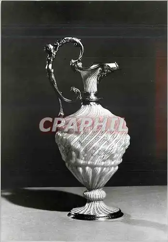 Cartes postales moderne Ewer Glass with latticinio decoration Victoria and Albert Museum