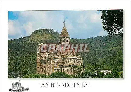 Moderne Karte Saint Nectaire Puy de Dome L Eglise