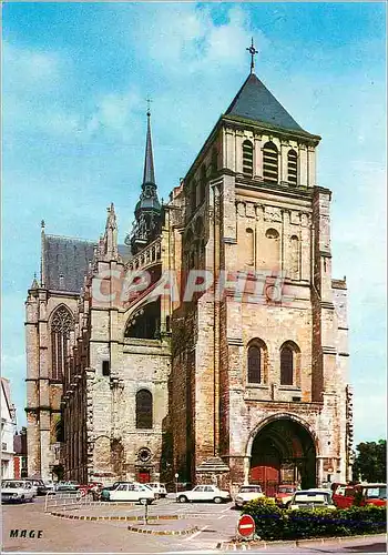 Moderne Karte Saint Quentin Aisne La Basilique