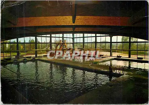 Moderne Karte Aulnay sous bois Seine Saint Denis Le stade nautique L interieur de la piscine