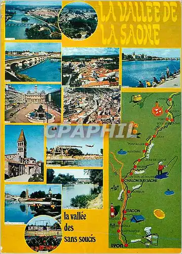 Cartes postales moderne La Vallee de la Saone La Vallee des Sans Soucis