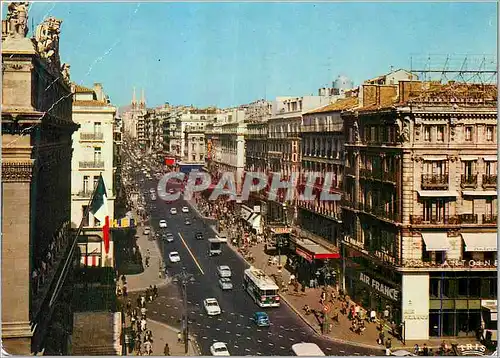 Cartes postales moderne Marseille B du R La Canebiere