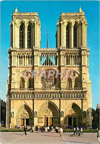 Moderne Karte Paris La Cathedrale Notre Dame