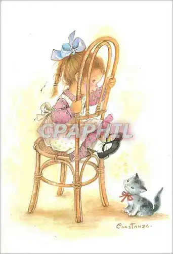 Cartes postales moderne Enfant Chat