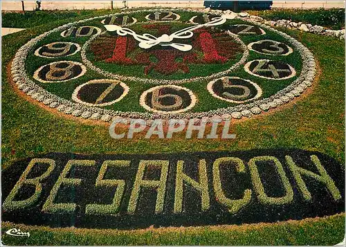 Cartes postales moderne Besancon Doubs L horloge florale