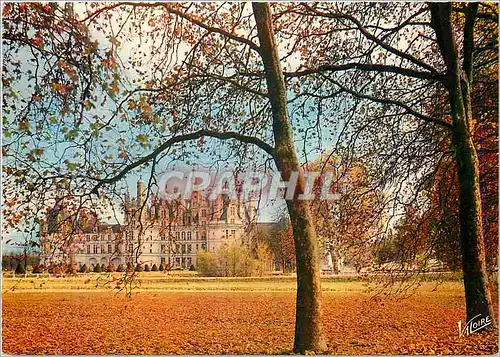 Cartes postales moderne Chambord Loir et Cher Le chateau et son parc a l automne