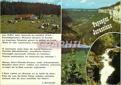 Cartes postales moderne Paysages Jurassiens