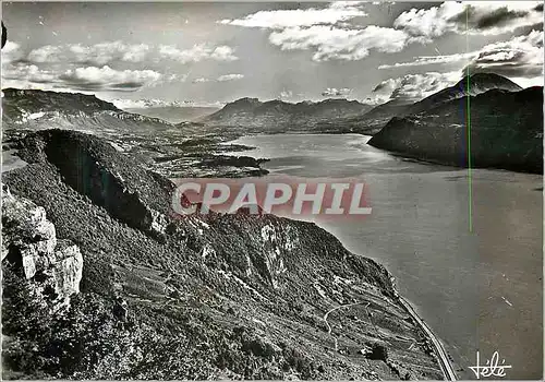 Cartes postales moderne Le lac ses Montagnes et Aix les bains vus de la Chambotie