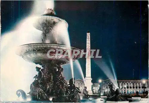 Cartes postales moderne Paris Les Illuminations Place de la Concorde