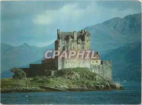 Moderne Karte Eilean Donan Castle Wester Ross