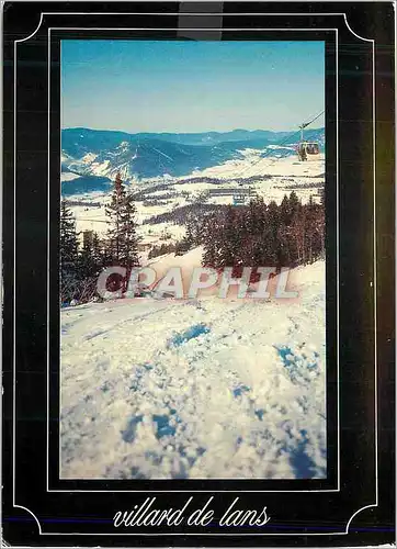 Moderne Karte Villard de Lans Isere