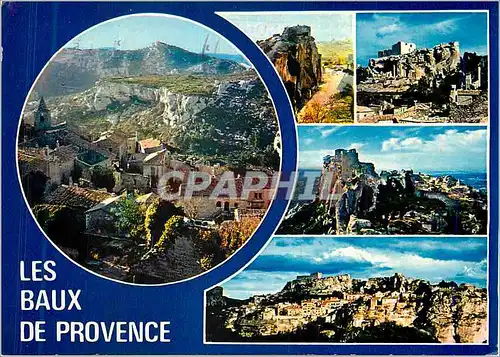 Moderne Karte Les Baux de Provence Souvenir