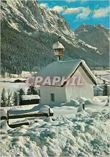 Cartes postales moderne Chalet Bonne annee