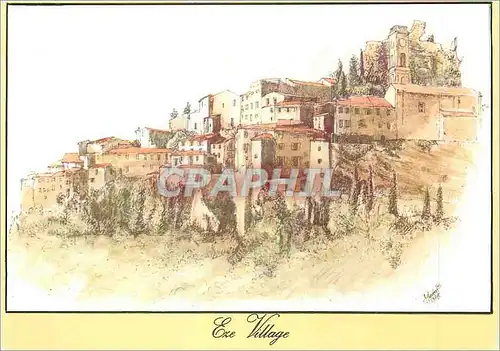 Cartes postales moderne Eze Village La Cote d Azur
