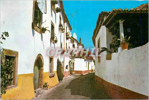 Cartes postales moderne Obodos Portugal Rue tipique de Obidos