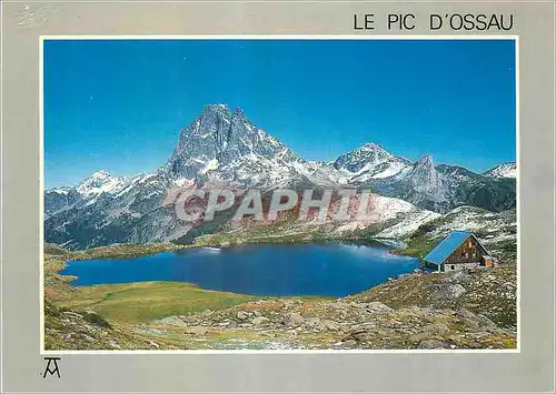 Moderne Karte Les Pyrenees Le Pic d Ossau Lac et refuge d Axous