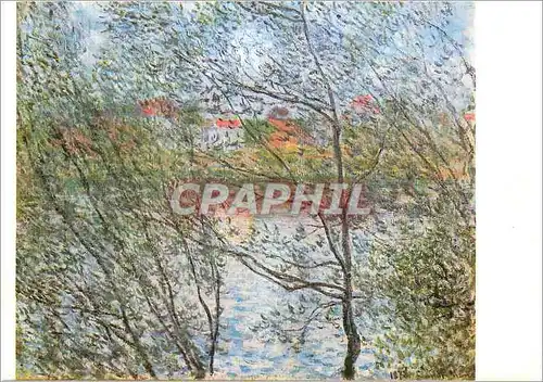 Cartes postales moderne Monet Les bords de la Seine Musee Marmottan Paris