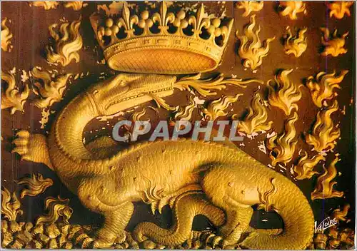Cartes postales moderne Blois Loir et Cher Le chateau La Salamandre embleme du Roi Francois Ier