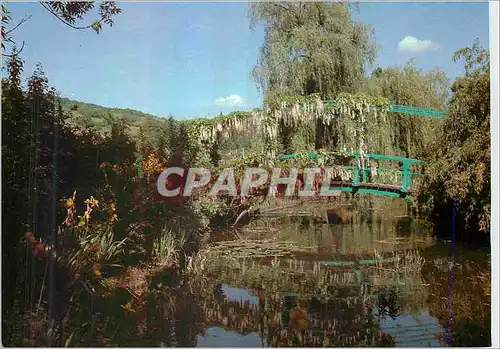 Moderne Karte Musee Claude Monet Giverny Le jardin d eau
