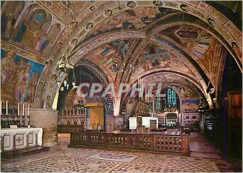 Cartes postales moderne Basilique inferieure de S Francois Les Croisees