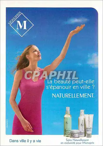 Cartes postales moderne Monoprix Naturellement