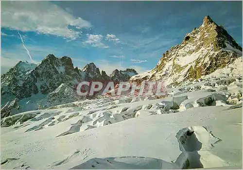 Cartes postales moderne Massif de l Oisans Le Pelvoux et la Grande Sagne