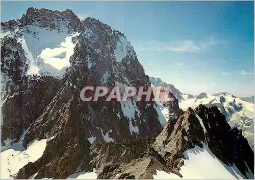 Cartes postales moderne Massif de l Oisans L Ailefroide vue du Col de la Temple