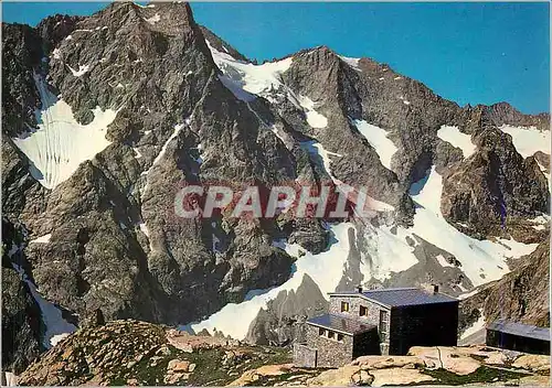 Cartes postales moderne Massif de l Oisans Refuge du Pelvoux et la Pointe Guyard