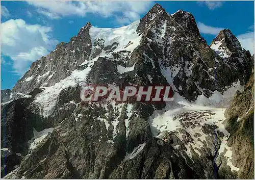 Cartes postales moderne Massif de l Oisans Htes Alpes Sommet du Petit Pelvoux