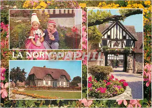 Moderne Karte La Normandie