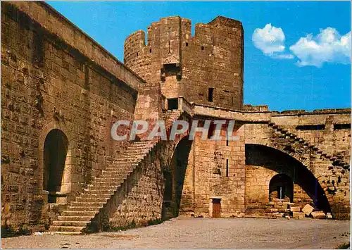 Cartes postales moderne Aigues Mortes Gard Les remparts Chemin du ronde