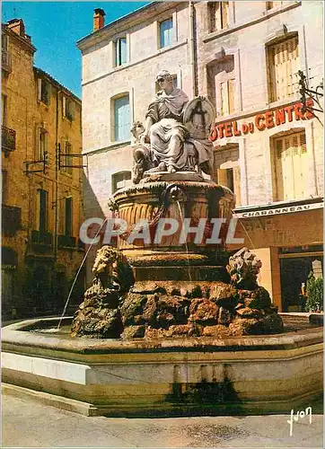 Moderne Karte Montpellier Herault Fontaines de la Chabaneau Hotel du Centre