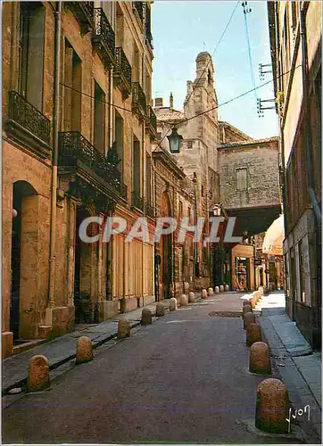 Cartes postales moderne Montpellier Herault La Rue Jacques Coeur et l Eglise Sainte Foy