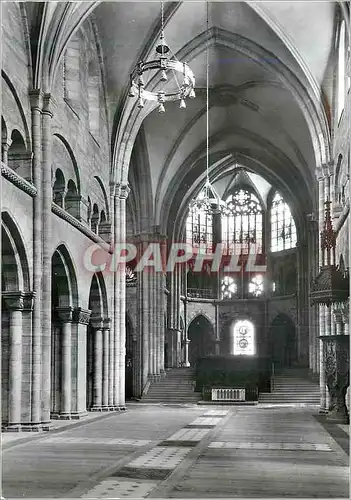 Cartes postales moderne Munster zu Basel Mitteschiff gegen Chor