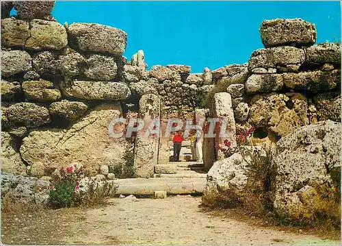 Moderne Karte Gozo les temples prehistoriques de Ggantija