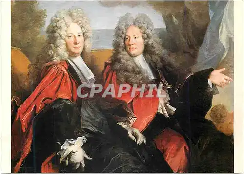 Cartes postales moderne Nicolas de Largillierre Portrait de Hugues Desnotz et d un autre echevin Musee Carnavalet Paris