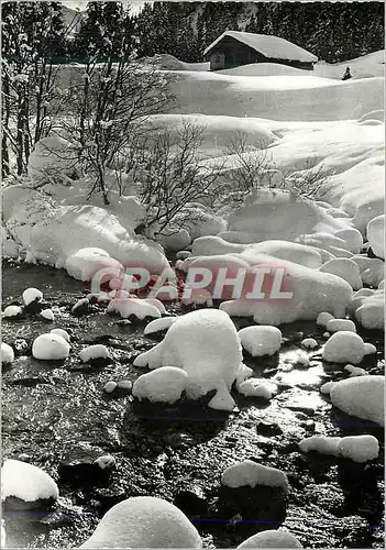 Moderne Karte Neige de Savoie