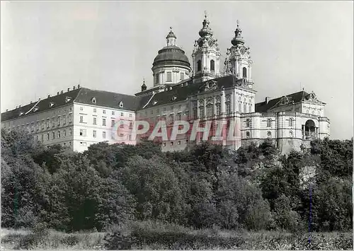 Moderne Karte Benediktinerstift Mel ad Donau Wachau