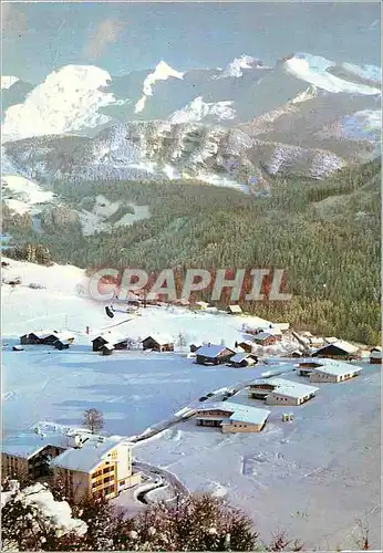 Cartes postales moderne Saint Jean de Sixt Hte Savoie Village de Forgeassoud et la chaine des Aravis