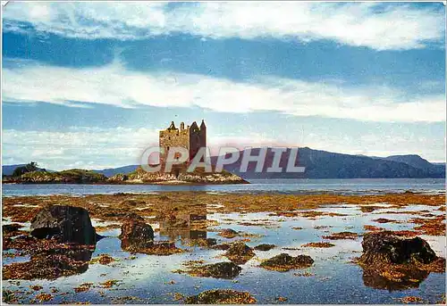 Moderne Karte Castle Stalker Appin Argyll