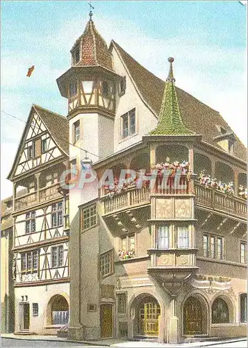 Moderne Karte Colmar La Maison