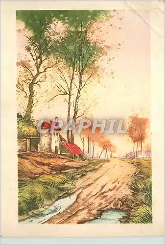 Cartes postales moderne Maison Bois