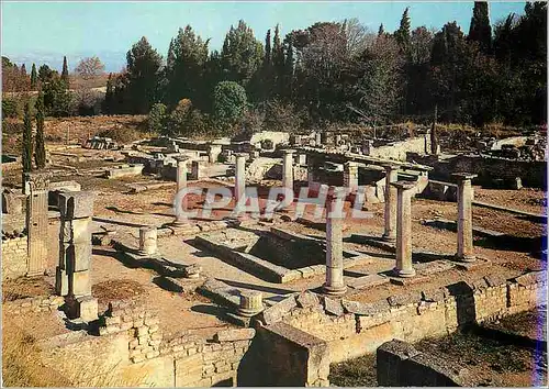 Cartes postales moderne Saint Remy de Provence Glanum Peristyle et Citerne de la Maison des Antes (IIe s av J C)