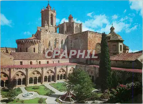 Cartes postales moderne Tarragona Costa Dorada Cathedrale Jardin de la Cloitre et Clocher