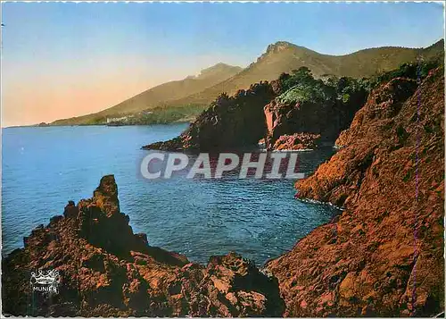 Cartes postales moderne La Corniche d'Or La Cote d'Azur Rochers au Trayas