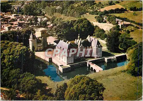 Cartes postales moderne St Loup sur Thouet (Deux Sevres) Vue Aerienne Le Chateau (XIVe XVIIe S)