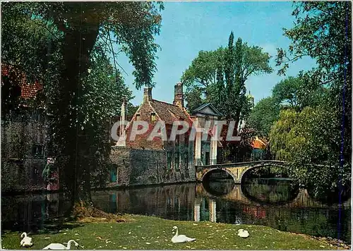 Cartes postales moderne Brugge Entree du Beguinage