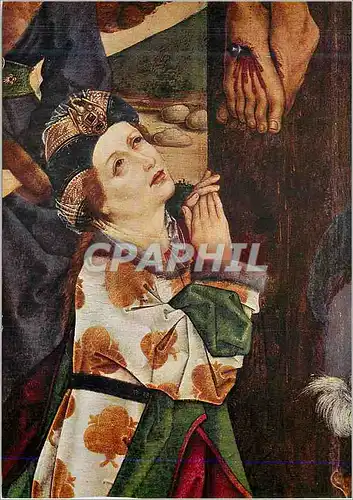 Cartes postales moderne Hans Pleydenwuftt (um 1420 1472) Alte Pinakothek Munchen Maria Magdalena Detail aux Kreuzigung C