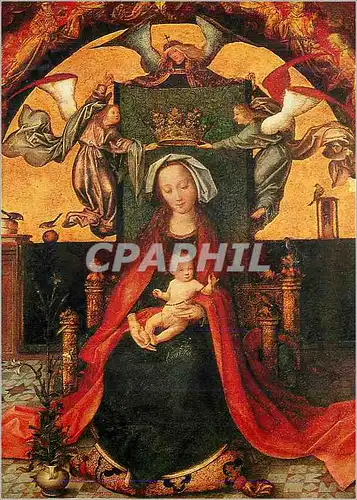 Cartes postales moderne German Nat Museum Nurnberg Hans Holbein La Vierge Marie et l'L'Enfant Jesus