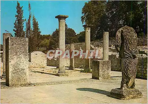Moderne Karte Vaison La Romaine (Vaucluse) La Pompei Francaise Ruines et Colonnades Quartier la Villasse